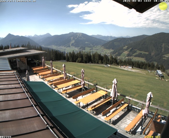 Archiv Foto Webcam Reitlehen Alm am Monte Popolo, Eben im Pongau
