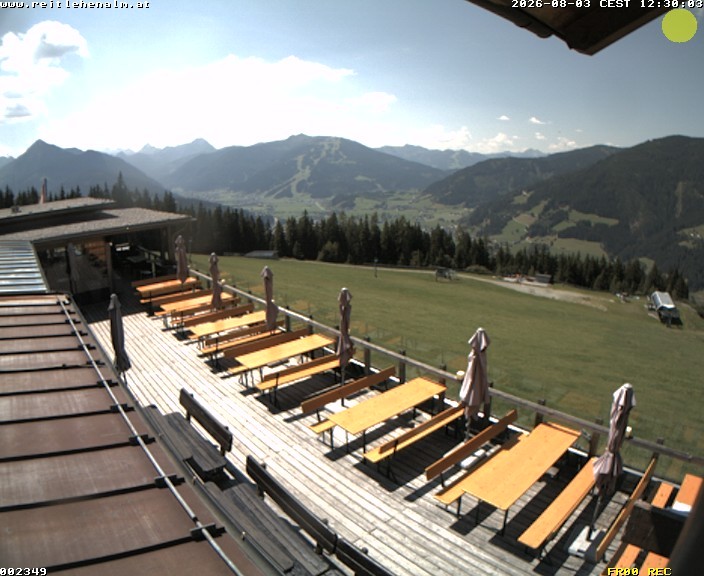 Archiv Foto Webcam Reitlehen Alm am Monte Popolo, Eben im Pongau