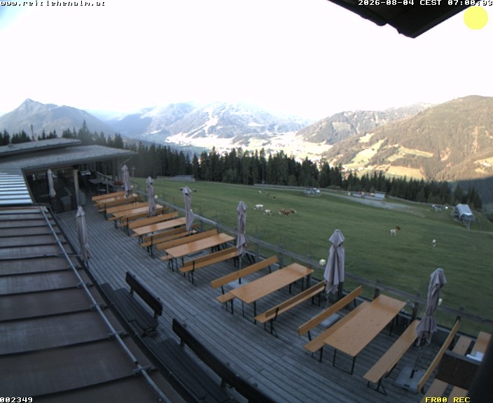 Archiv Foto Webcam Reitlehen Alm am Monte Popolo, Eben im Pongau