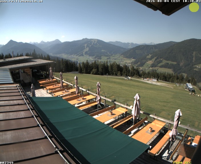Archiv Foto Webcam Reitlehen Alm am Monte Popolo, Eben im Pongau