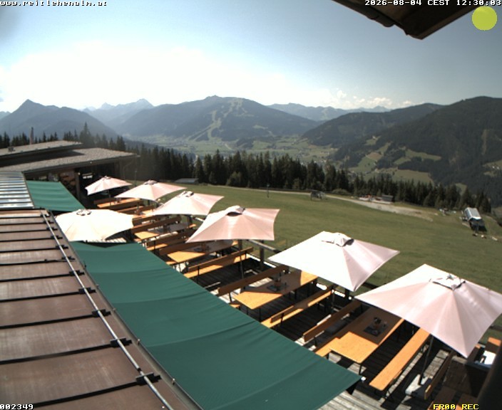 Archiv Foto Webcam Reitlehen Alm am Monte Popolo, Eben im Pongau
