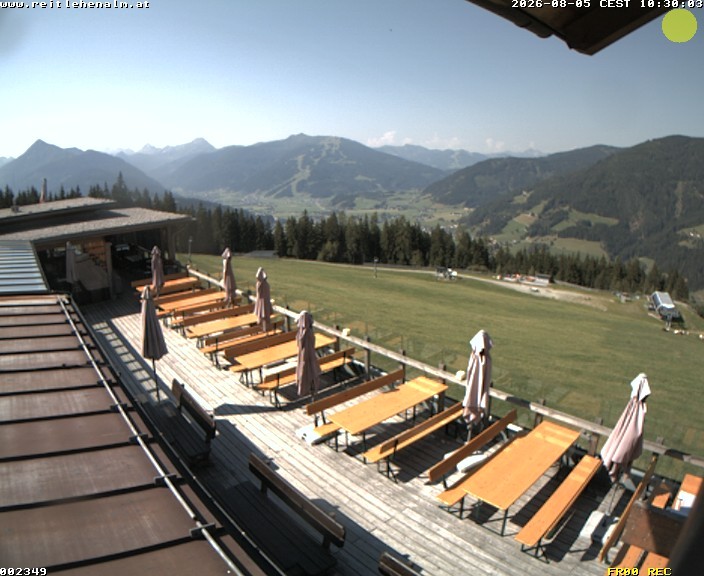 Archiv Foto Webcam Reitlehen Alm am Monte Popolo, Eben im Pongau