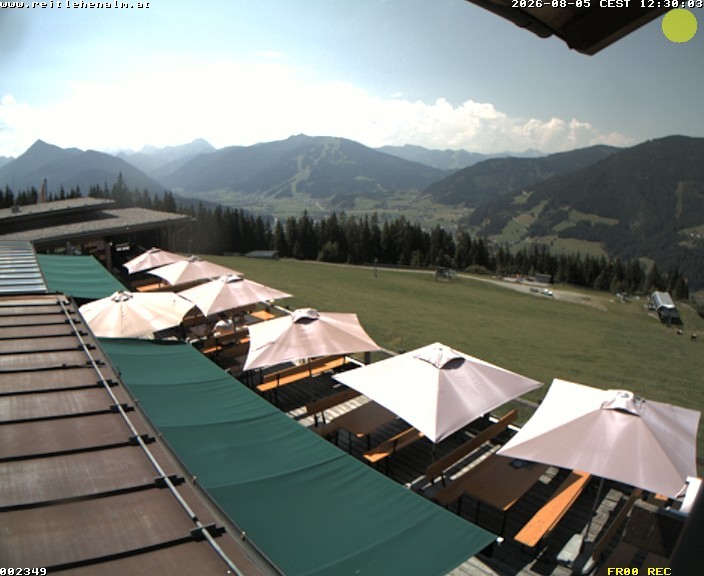 Archiv Foto Webcam Reitlehen Alm am Monte Popolo, Eben im Pongau