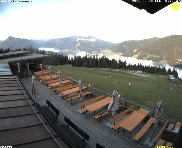 Archiv Foto Webcam Reitlehen Alm am Monte Popolo, Eben im Pongau