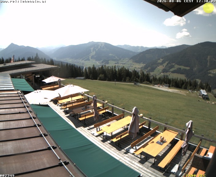 Archiv Foto Webcam Reitlehen Alm am Monte Popolo, Eben im Pongau