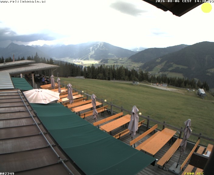 Archiv Foto Webcam Reitlehen Alm am Monte Popolo, Eben im Pongau