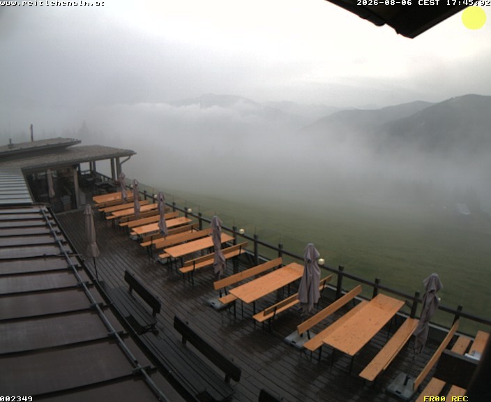 Archiv Foto Webcam Reitlehen Alm am Monte Popolo, Eben im Pongau