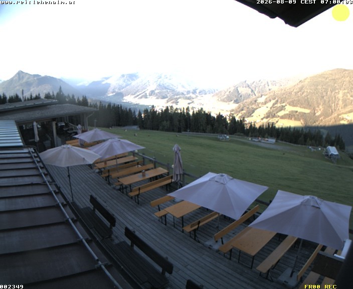 Archiv Foto Webcam Reitlehen Alm am Monte Popolo, Eben im Pongau
