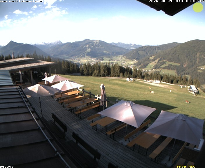 Archiv Foto Webcam Reitlehen Alm am Monte Popolo, Eben im Pongau