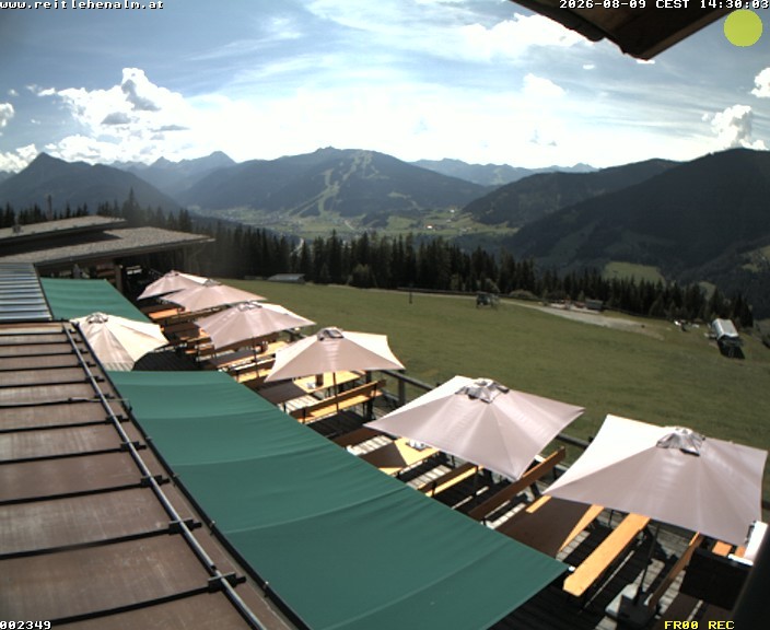 Archiv Foto Webcam Reitlehen Alm am Monte Popolo, Eben im Pongau