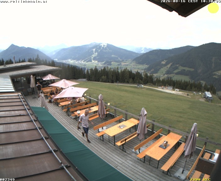 Archiv Foto Webcam Reitlehen Alm am Monte Popolo, Eben im Pongau