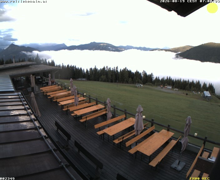 Archiv Foto Webcam Reitlehen Alm am Monte Popolo, Eben im Pongau