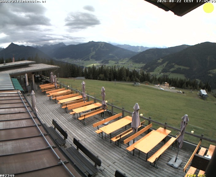 Archived image Webcam mountain restaurant Reitlehen Alm, Monte Popolo in Eben/Pongau