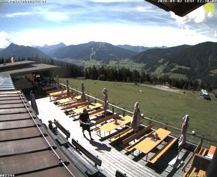 Archiv Foto Webcam Reitlehen Alm am Monte Popolo, Eben im Pongau