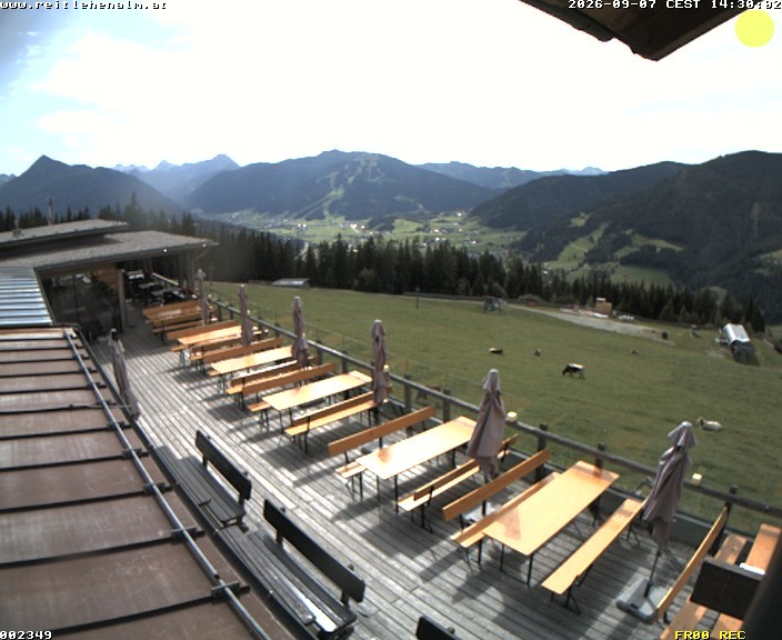 Archiv Foto Webcam Reitlehen Alm am Monte Popolo, Eben im Pongau