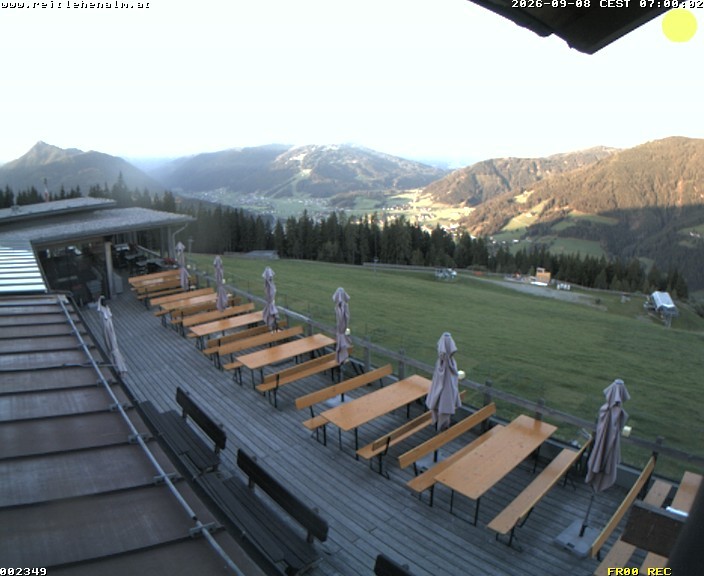 Archiv Foto Webcam Reitlehen Alm am Monte Popolo, Eben im Pongau