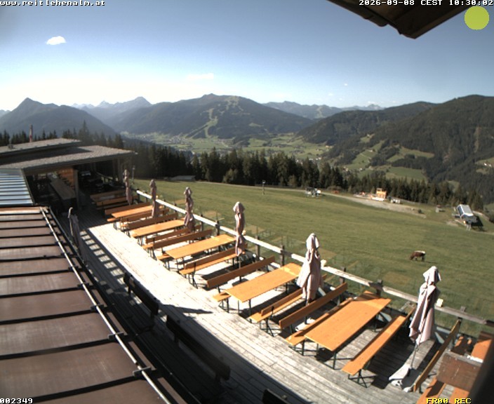 Archiv Foto Webcam Reitlehen Alm am Monte Popolo, Eben im Pongau