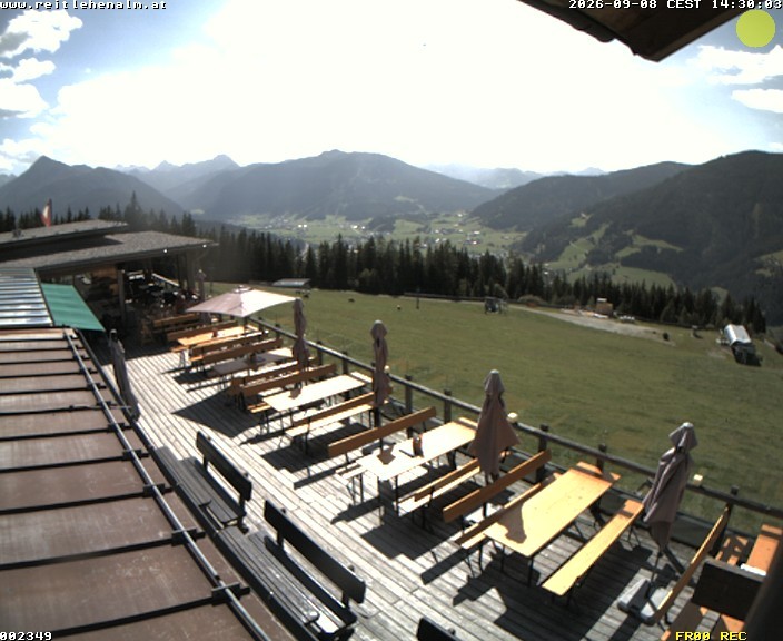 Archiv Foto Webcam Reitlehen Alm am Monte Popolo, Eben im Pongau