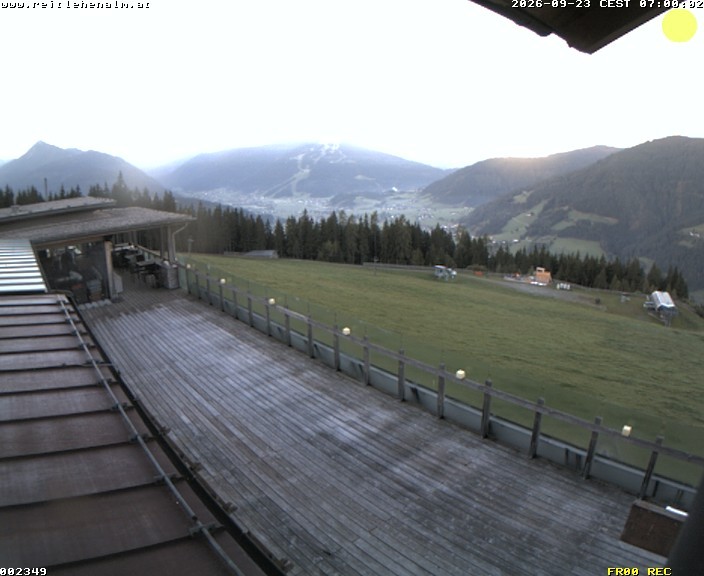 Archived image Webcam mountain restaurant Reitlehen Alm, Monte Popolo in Eben/Pongau