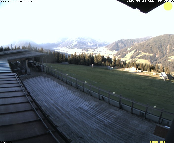 Archived image Webcam mountain restaurant Reitlehen Alm, Monte Popolo in Eben/Pongau