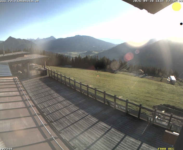 Archived image Webcam mountain restaurant Reitlehen Alm, Monte Popolo in Eben/Pongau