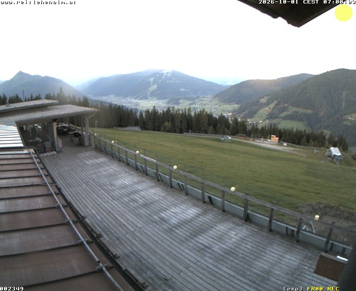 Archived image Webcam mountain restaurant Reitlehen Alm, Monte Popolo in Eben/Pongau