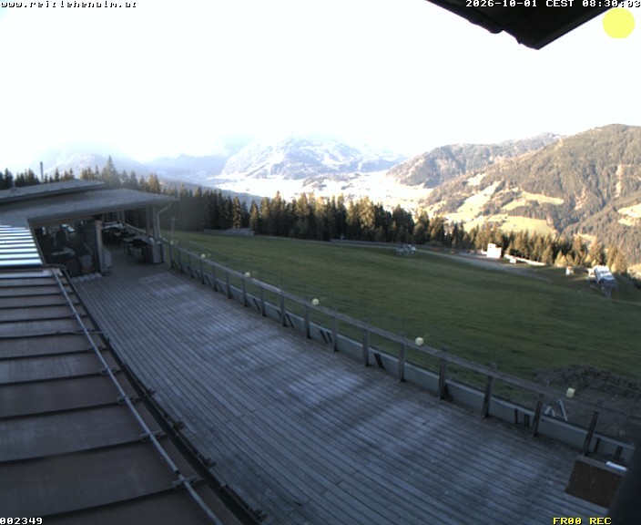 Archived image Webcam mountain restaurant Reitlehen Alm, Monte Popolo in Eben/Pongau