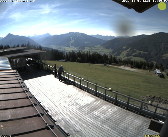 Archived image Webcam mountain restaurant Reitlehen Alm, Monte Popolo in Eben/Pongau