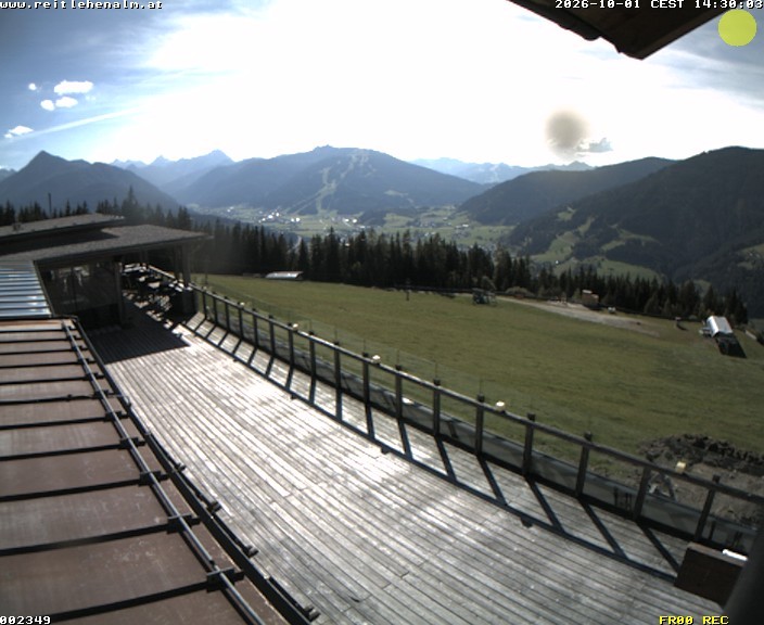 Archived image Webcam mountain restaurant Reitlehen Alm, Monte Popolo in Eben/Pongau