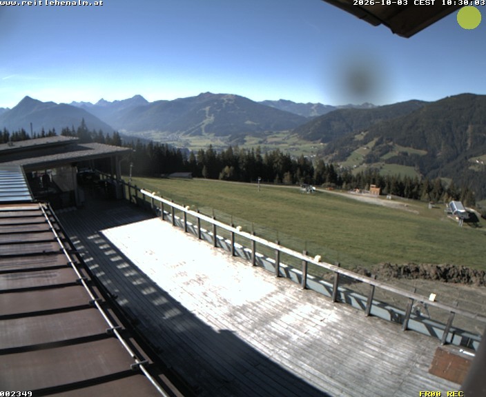 Archived image Webcam mountain restaurant Reitlehen Alm, Monte Popolo in Eben/Pongau