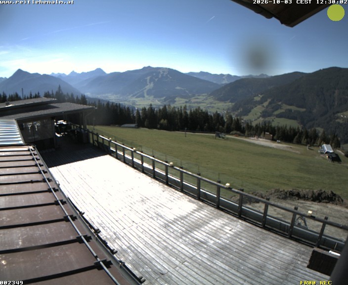 Archived image Webcam mountain restaurant Reitlehen Alm, Monte Popolo in Eben/Pongau