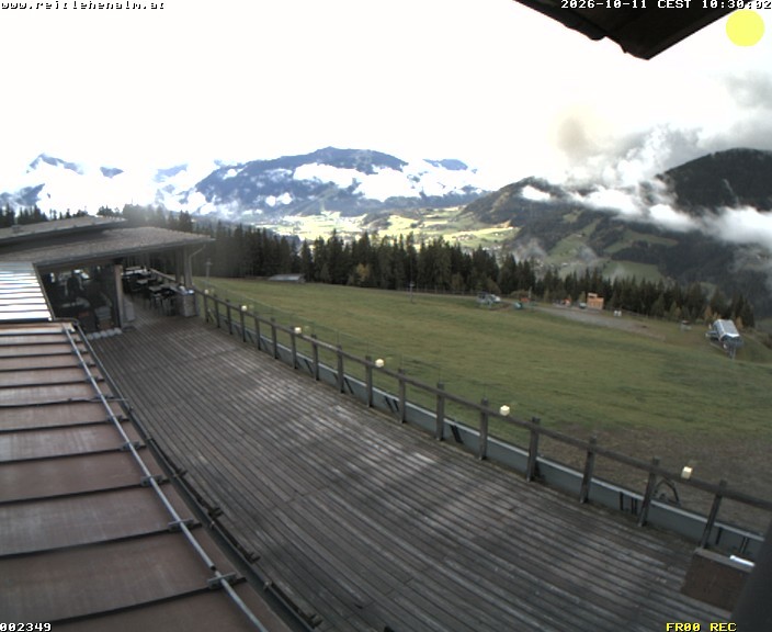 Archived image Webcam mountain restaurant Reitlehen Alm, Monte Popolo in Eben/Pongau