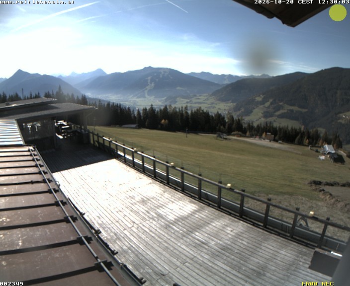 Archived image Webcam mountain restaurant Reitlehen Alm, Monte Popolo in Eben/Pongau