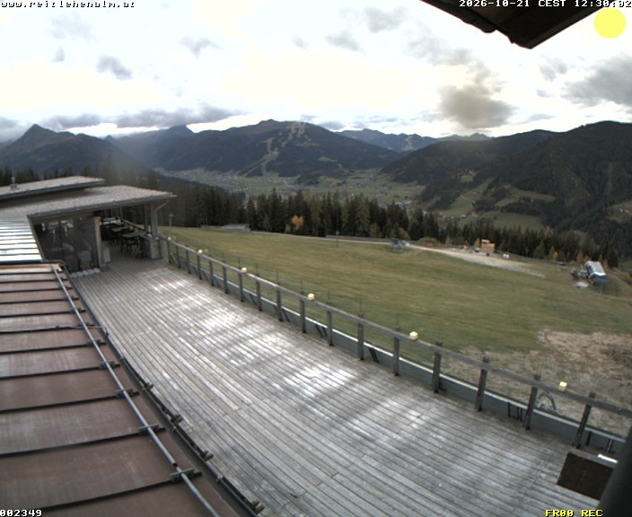 Archived image Webcam mountain restaurant Reitlehen Alm, Monte Popolo in Eben/Pongau