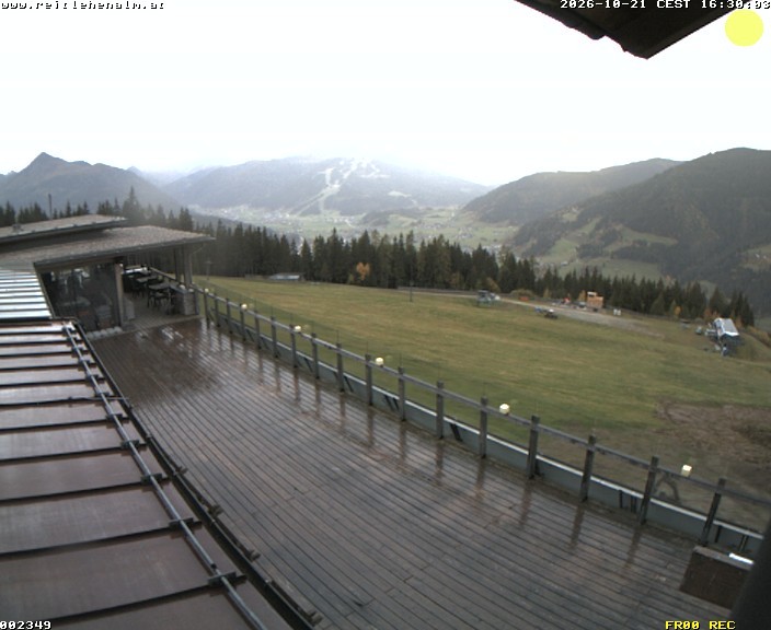 Archived image Webcam mountain restaurant Reitlehen Alm, Monte Popolo in Eben/Pongau