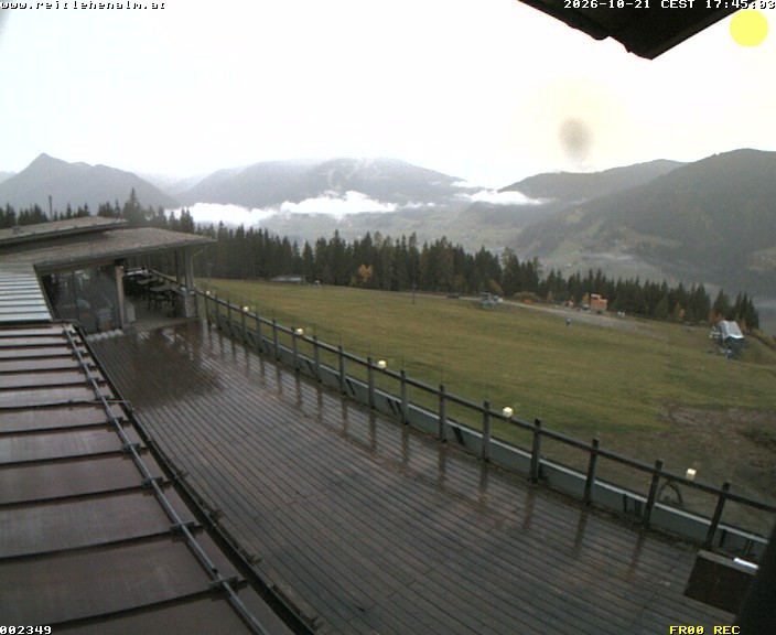 Archived image Webcam mountain restaurant Reitlehen Alm, Monte Popolo in Eben/Pongau