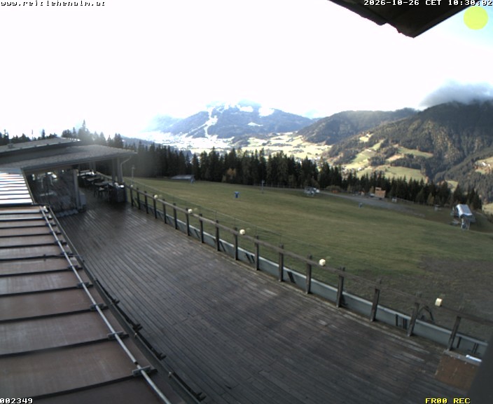 Archived image Webcam mountain restaurant Reitlehen Alm, Monte Popolo in Eben/Pongau