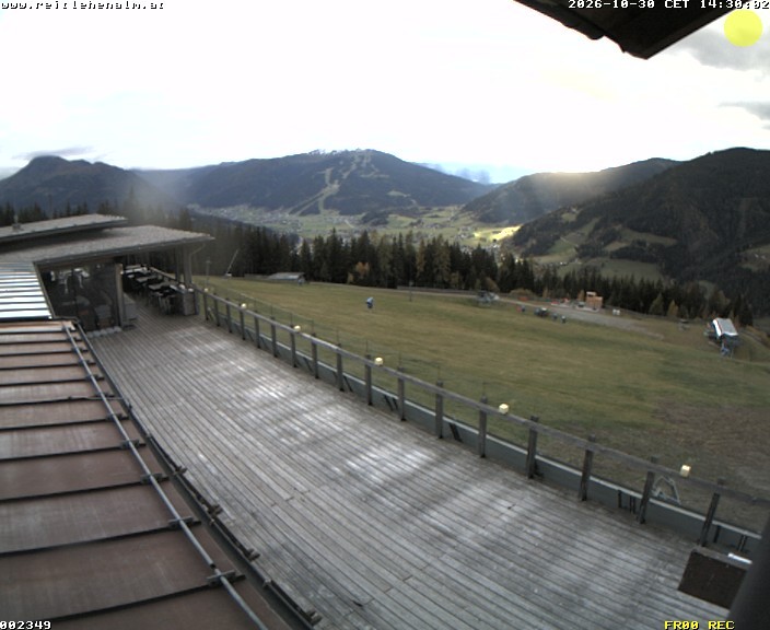 Archived image Webcam mountain restaurant Reitlehen Alm, Monte Popolo in Eben/Pongau