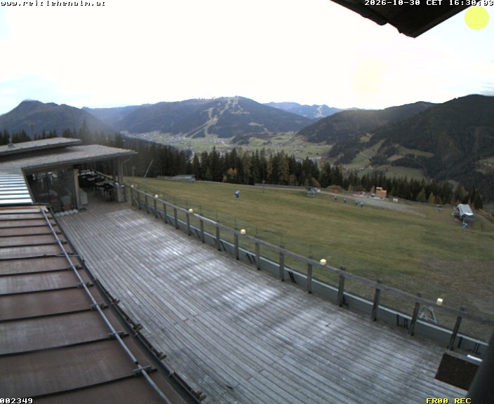 Archived image Webcam mountain restaurant Reitlehen Alm, Monte Popolo in Eben/Pongau