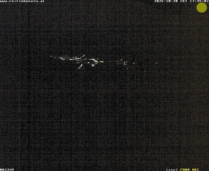 Archived image Webcam mountain restaurant Reitlehen Alm, Monte Popolo in Eben/Pongau