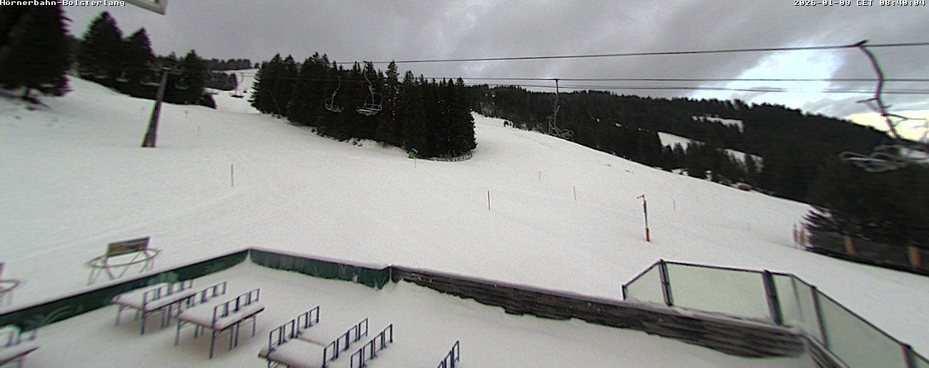Archiv Foto Webcam Mittelstation Hörnerbahn - Hexen-Stadl