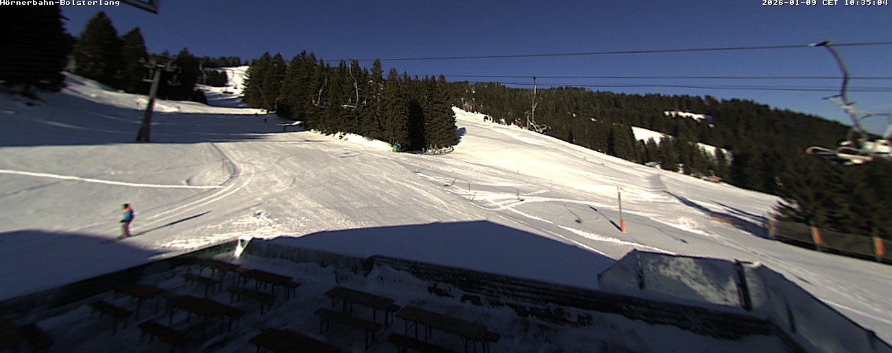 Archiv Foto Webcam Mittelstation Hörnerbahn - Hexen-Stadl