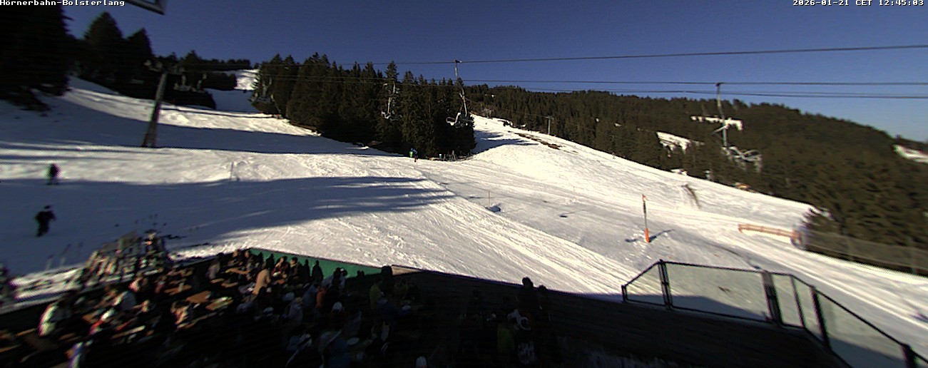 Archiv Foto Webcam Mittelstation Hörnerbahn - Hexen-Stadl
