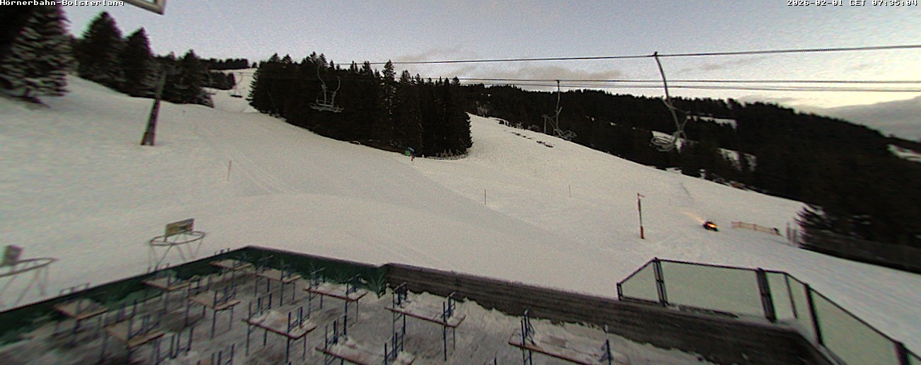 Archiv Foto Webcam Mittelstation Hörnerbahn - Hexen-Stadl