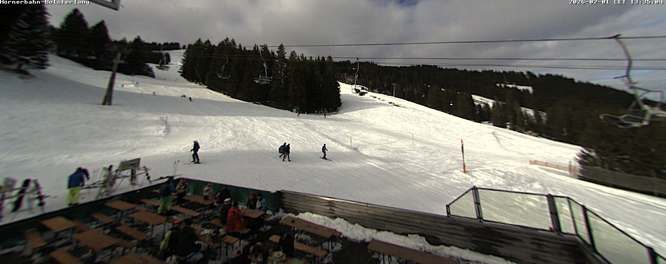 Archiv Foto Webcam Mittelstation Hörnerbahn - Hexen-Stadl