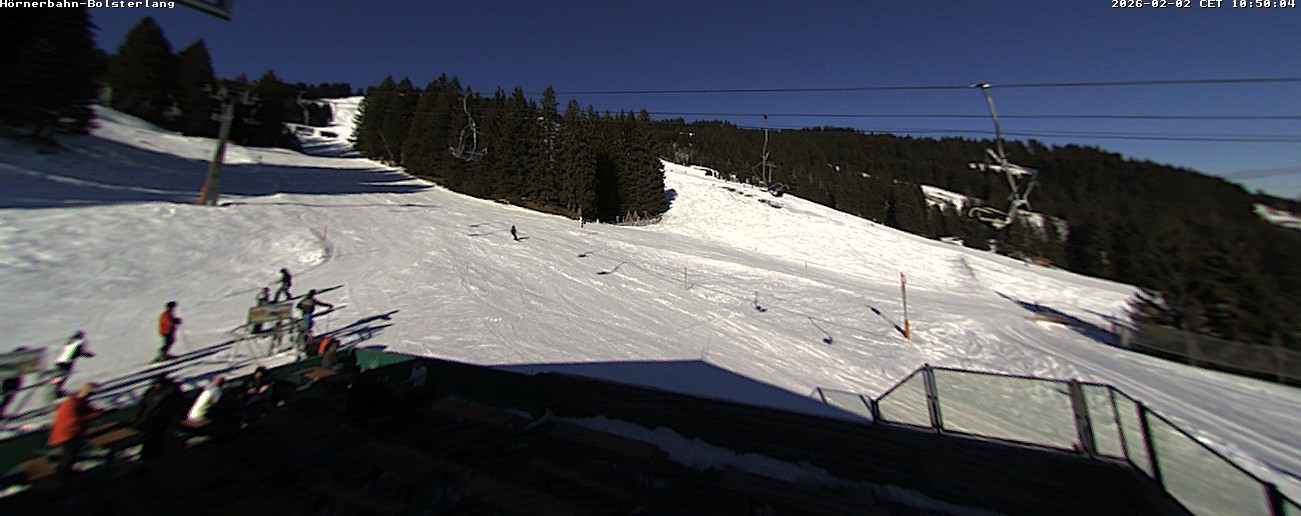 Archiv Foto Webcam Mittelstation Hörnerbahn - Hexen-Stadl