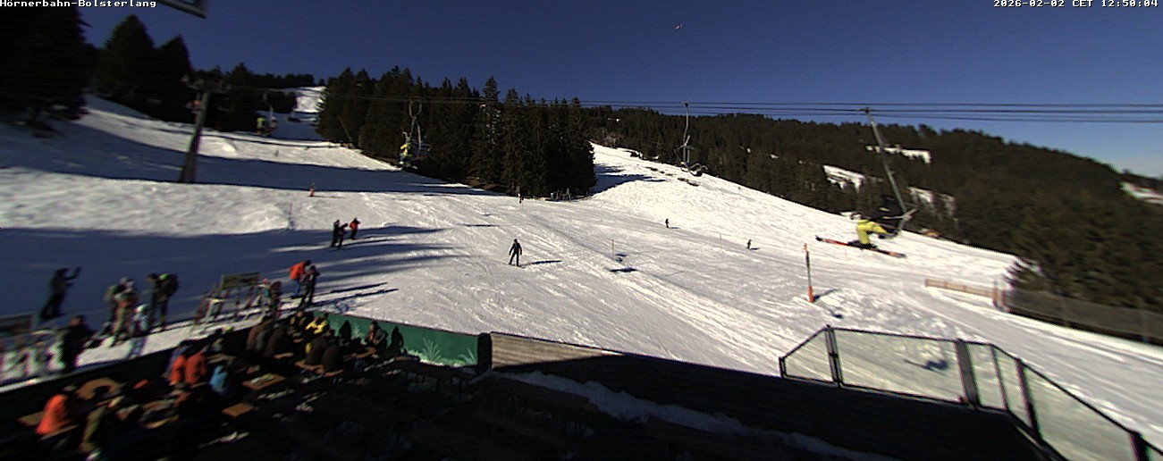 Archiv Foto Webcam Mittelstation Hörnerbahn - Hexen-Stadl