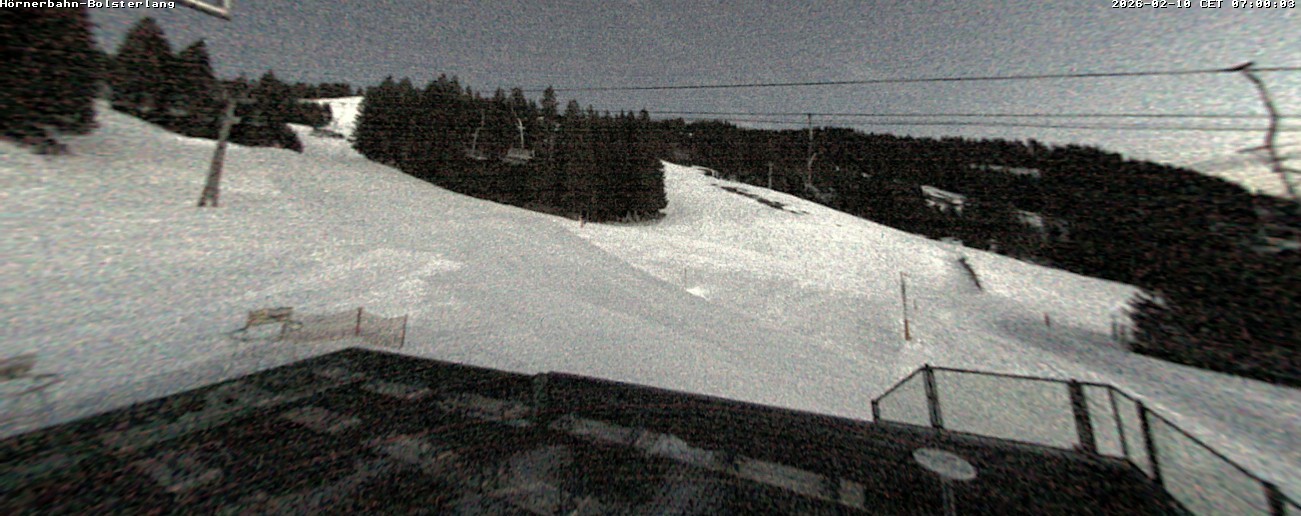 Archiv Foto Webcam Mittelstation Hörnerbahn - Hexen-Stadl