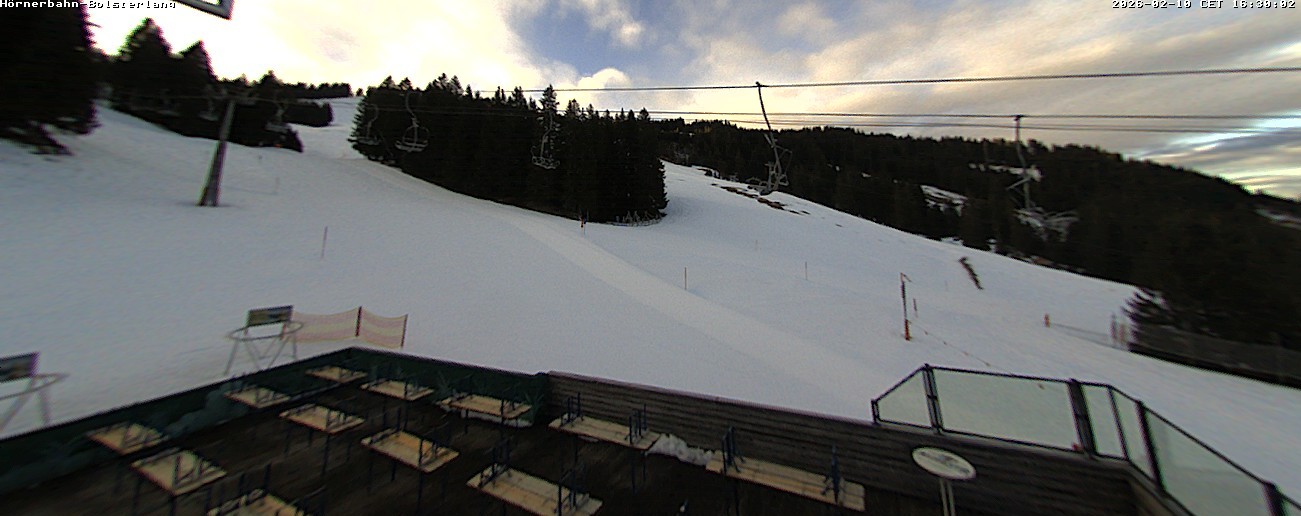 Archiv Foto Webcam Mittelstation Hörnerbahn - Hexen-Stadl