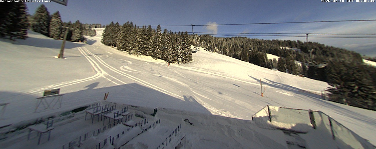 Archiv Foto Webcam Mittelstation Hörnerbahn - Hexen-Stadl